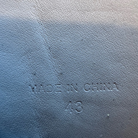 SANDRO BLUE LEATHER TRIMMED SUEDE SNEAKERS SIZE 43 - Picture 11 of 11